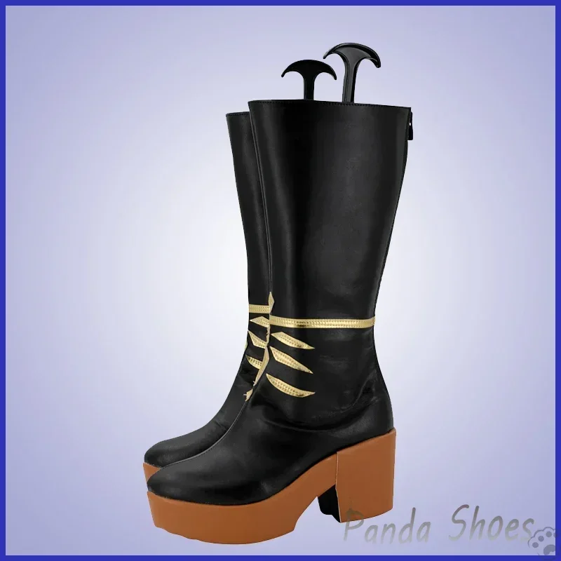 ياكومو نو كرنفال تأثيري أحذية أنيمي لعبة كوس أحذية طويلة نو كرنفال ياكومو تأثيري حلي الدعامة أحذية لحفلة الهالوين