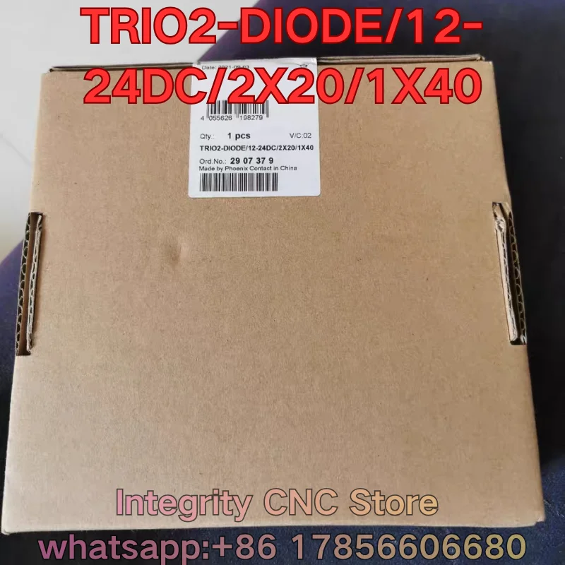 New TRIO2-DIODE/12-24DC/2X20/1X40 2907379 PLC module Latest quotation in October 2026