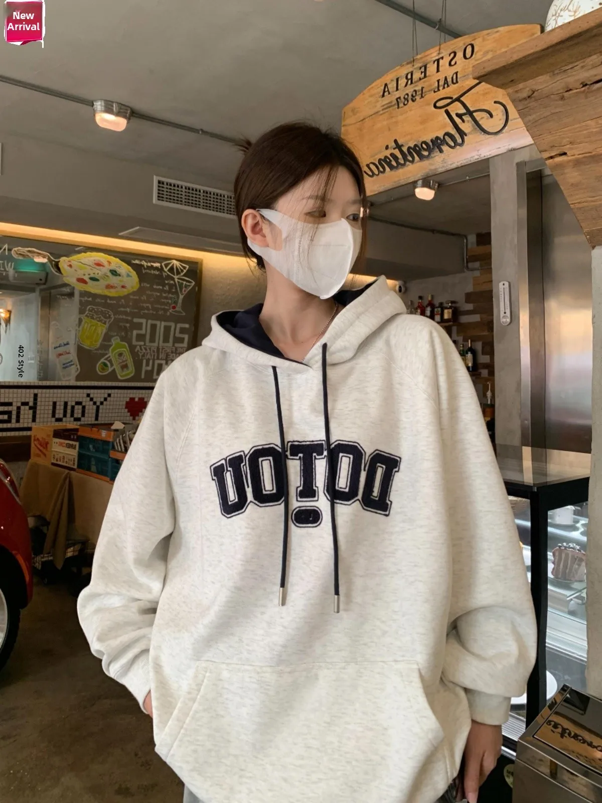 Extra Large 300 Pou Fce doublé Thiened automne hiver sweat à capuche femmes ample paresseux Sle à la mode marque aérienne Couple Jaet