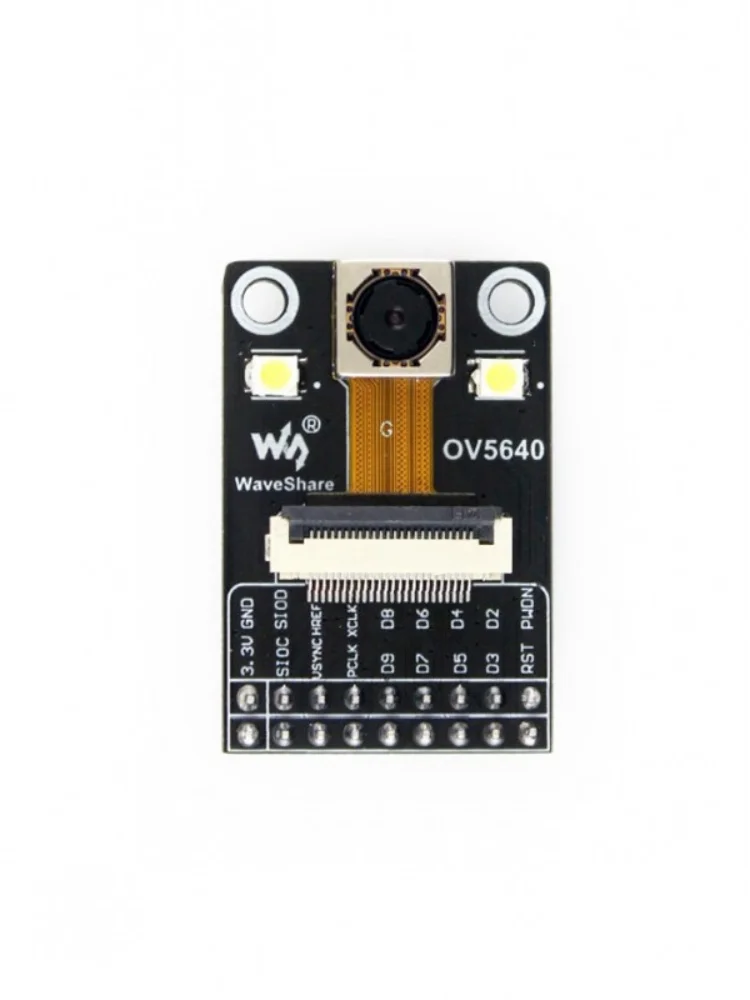 OV5640 Camera Board (C), 5 Megapixel (2592x1944), Auto Focusing, Onboard Flash