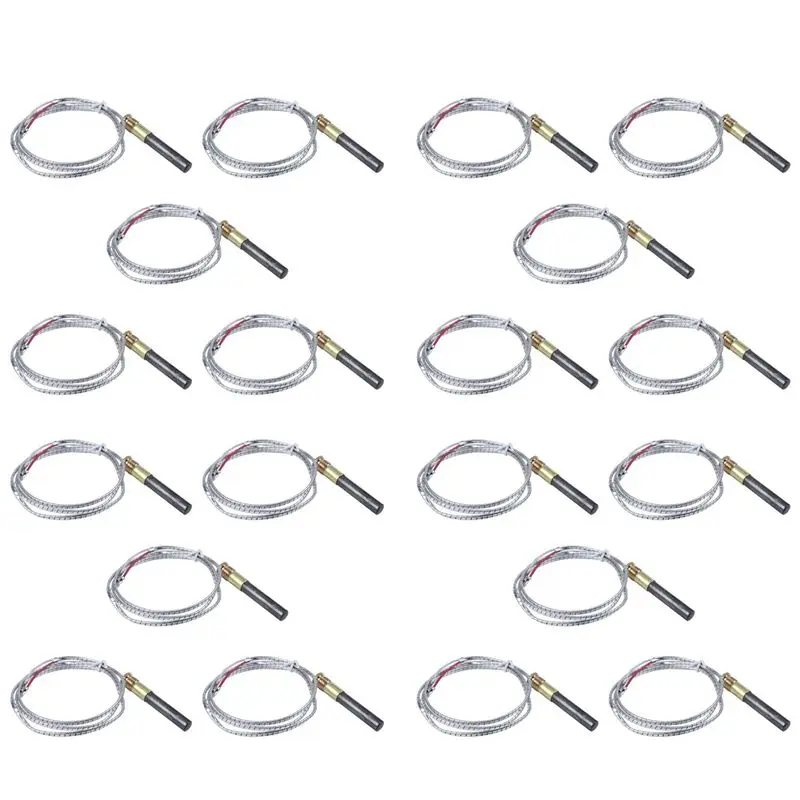 AS60-20Pcs Thermocouple Replacement Thermopile Generator For Gas Fireplace/Water Heater/Gas Fr