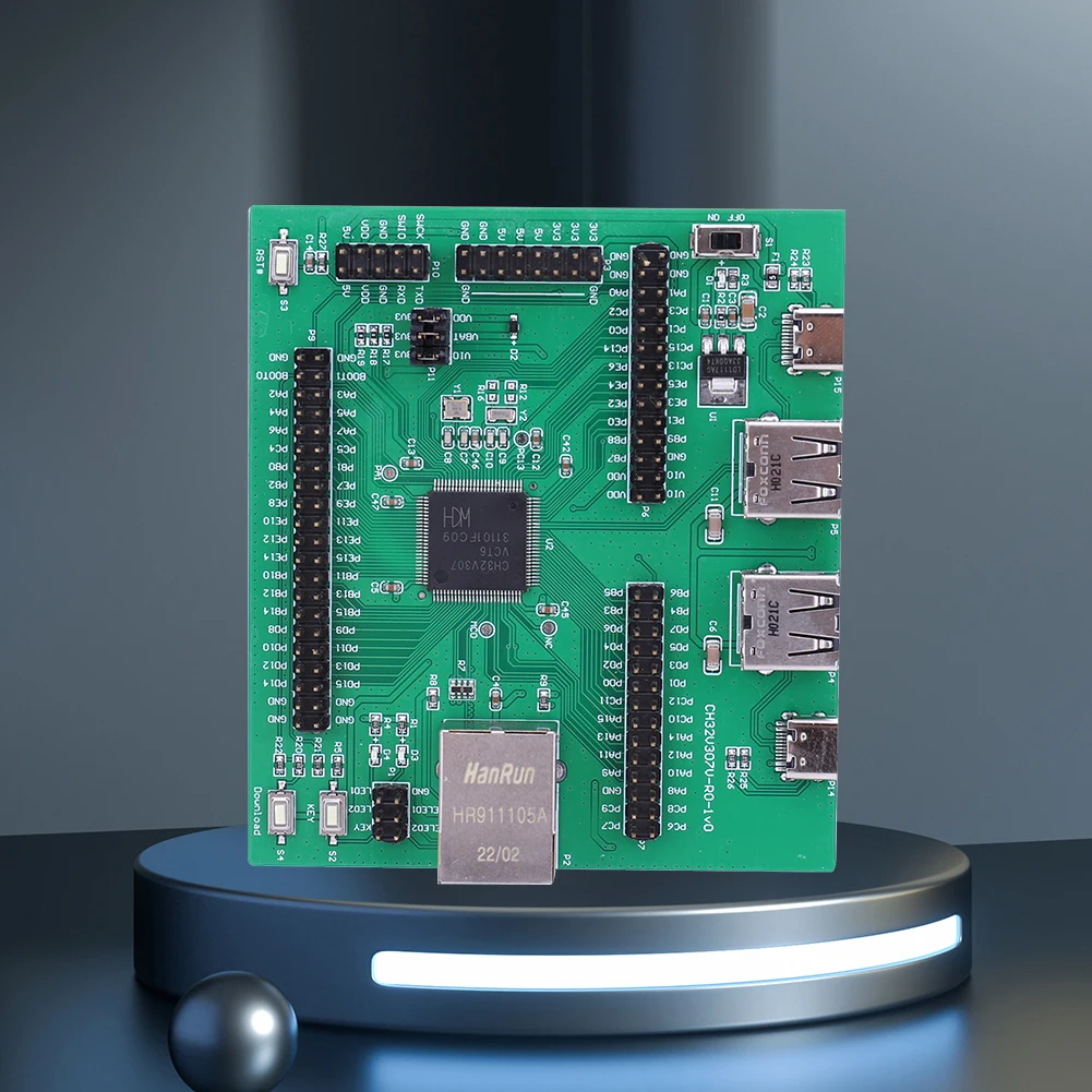 

CH32V307 Макетная плата CH32V307V-EVT-R0 Оценочная плата MCU USB Встроенная загрузка ссылки Отладчик