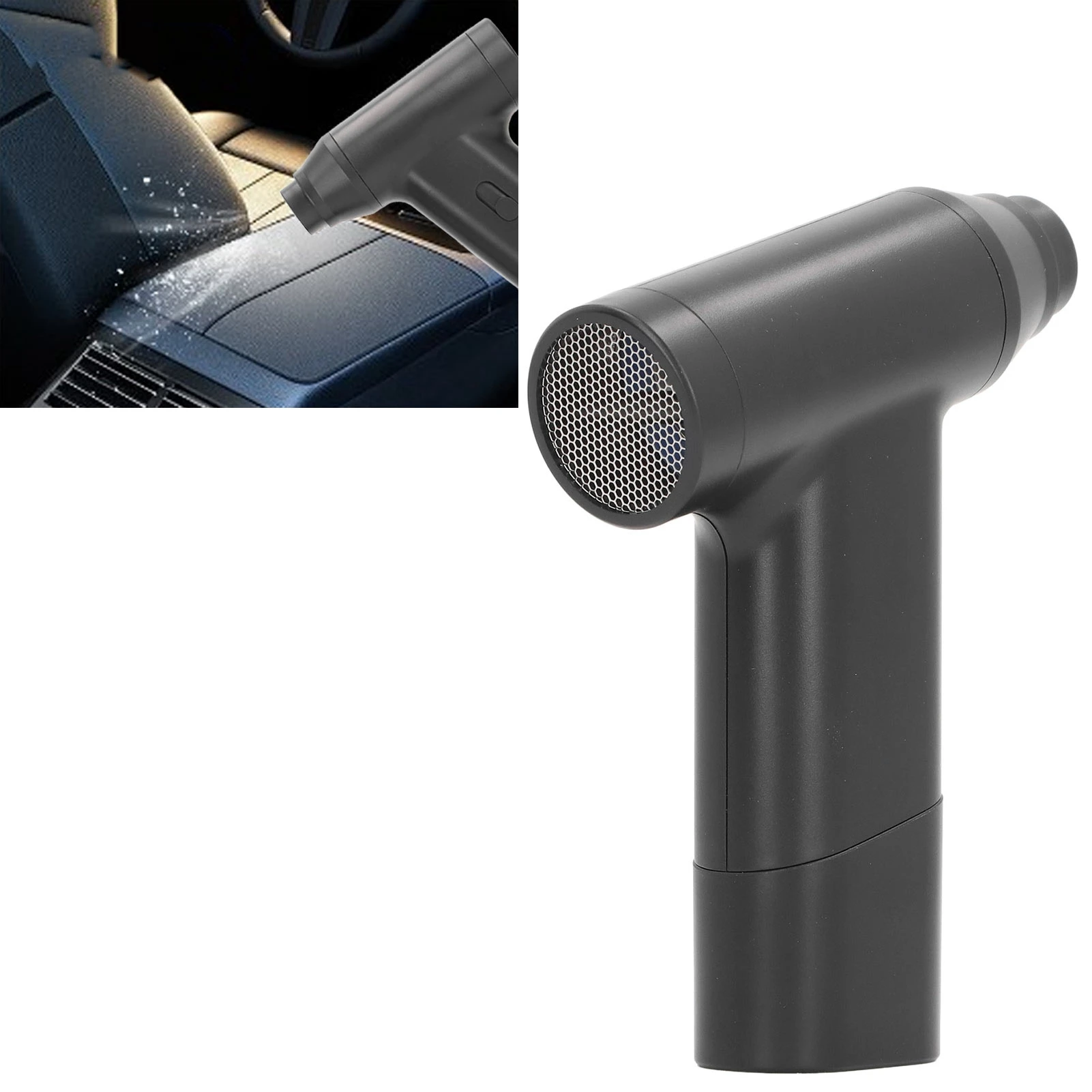 Jet Fan Mini Blower Cordless High Speed Turbofan Portable Electric Air Duster Vacuum Cleaner for Car Cleaning Outdoor Camping