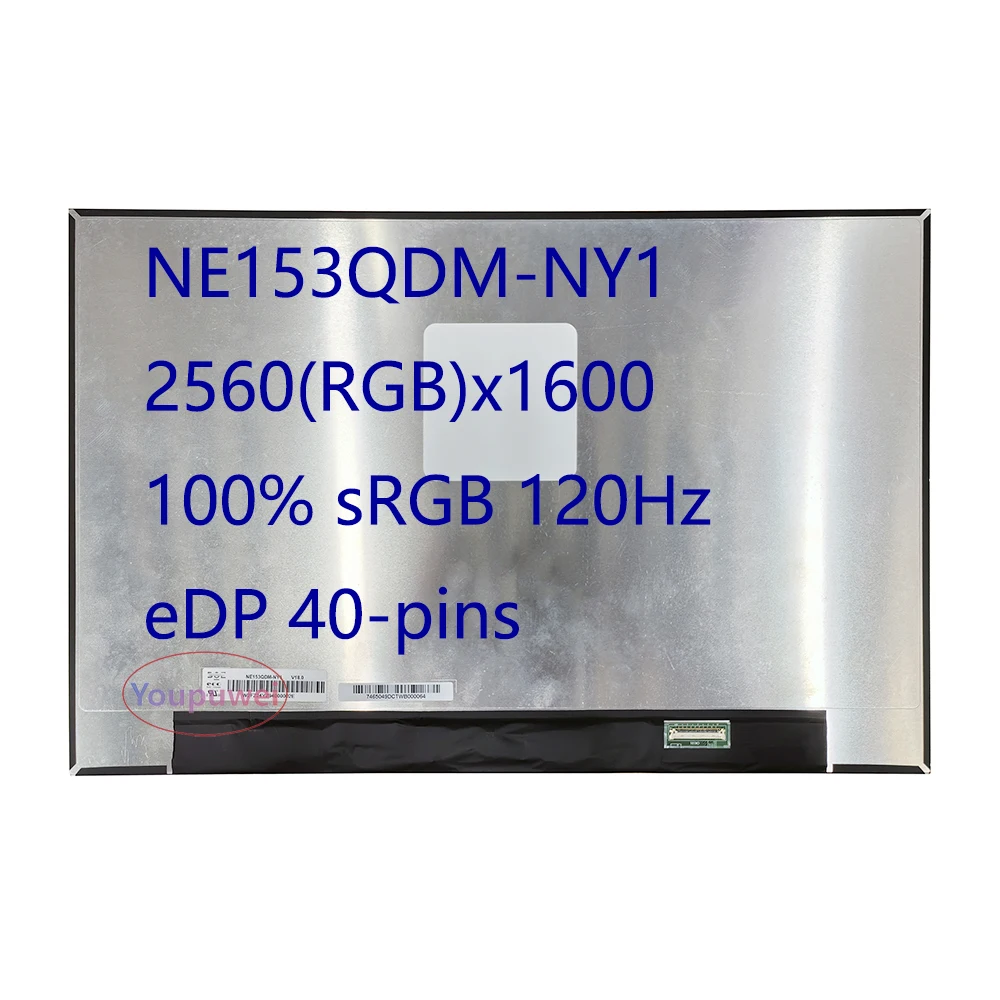 NE153QDM NZ1 NE153QDM-NY1 100% sRGB eDP 40-pins 2560(RGB)x1600 15.3-inch IPS Display Laptop Lcd Screen