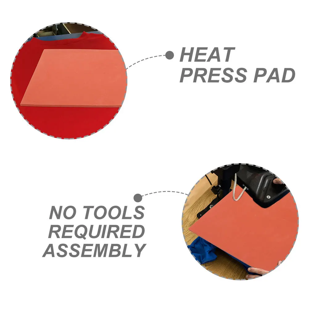 

Silicone Heat Press Pad Wear-Resistant Insulation Mat For Sublimation Printing Machine Flat Iron Accessory Art Supplies