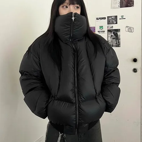 두꺼운 면 재킷 루즈핏 짧은 두꺼운 스탠드 칼라 남성용 면 재킷 코트 외투 면 재킷 코트 외투 면 재킷