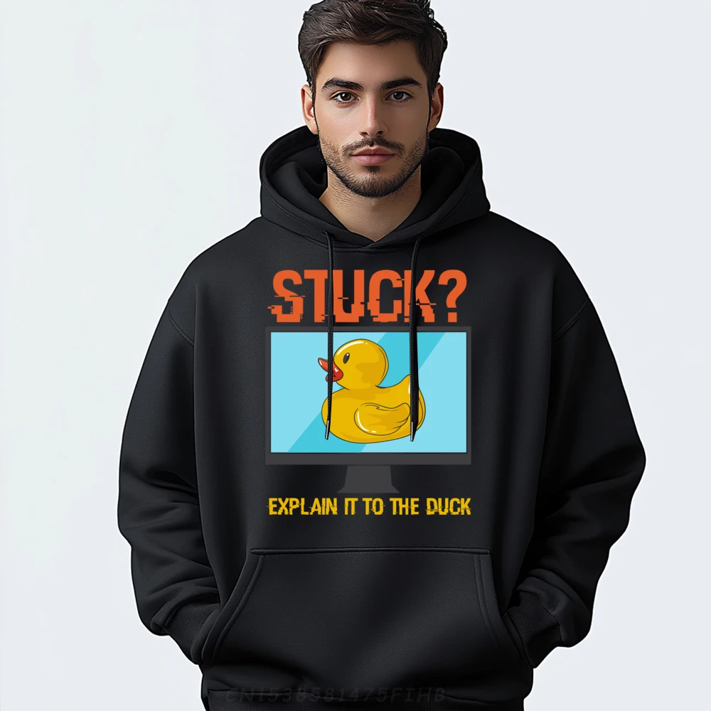 

Explain It to the Duck Code Computer Programmer Funny Shirt Long Sleeve Hoodie Hoodie