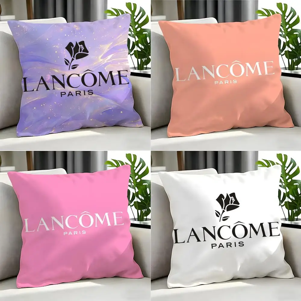 Funda de cojín marca Lancome, juego de fundas de cojín, 4 Uds., 50x50, 45x45, 40x40, funda de almohada decorativa para sofá, decoración del hogar