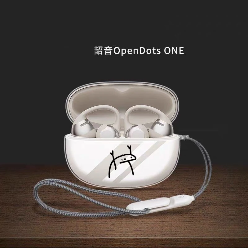 Прозрачный чехол для SHOKZ с открытыми точками ONE E310, защитный чехол для беспроводных наушников, защитный чехол для музыки, новинка Прозрачный чехол для SHOKZ с открытыми точками ONE E310, защитный чехол для беспроводных наушников, защитный чехол для музыки, новинка