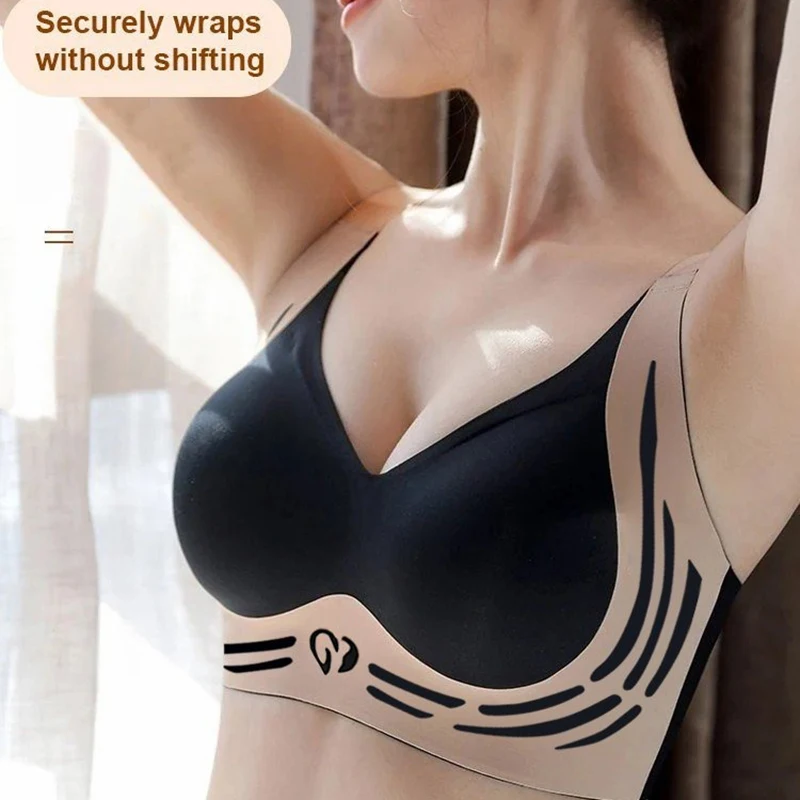 

Super Gather Bra Wireless Push Up Bra No More Sagging Breasts for Women Dropshipping Womens Sexy Seamless Bras Bralette 2024