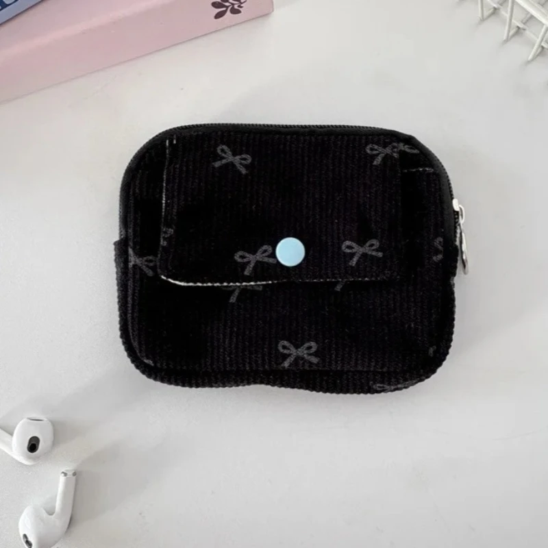 

Модный кошелек-монетница с принтом, вельветовый, квадратный, на молнии, с застежкой, для помады, денег, карт, монет, мини-органайзер для карт