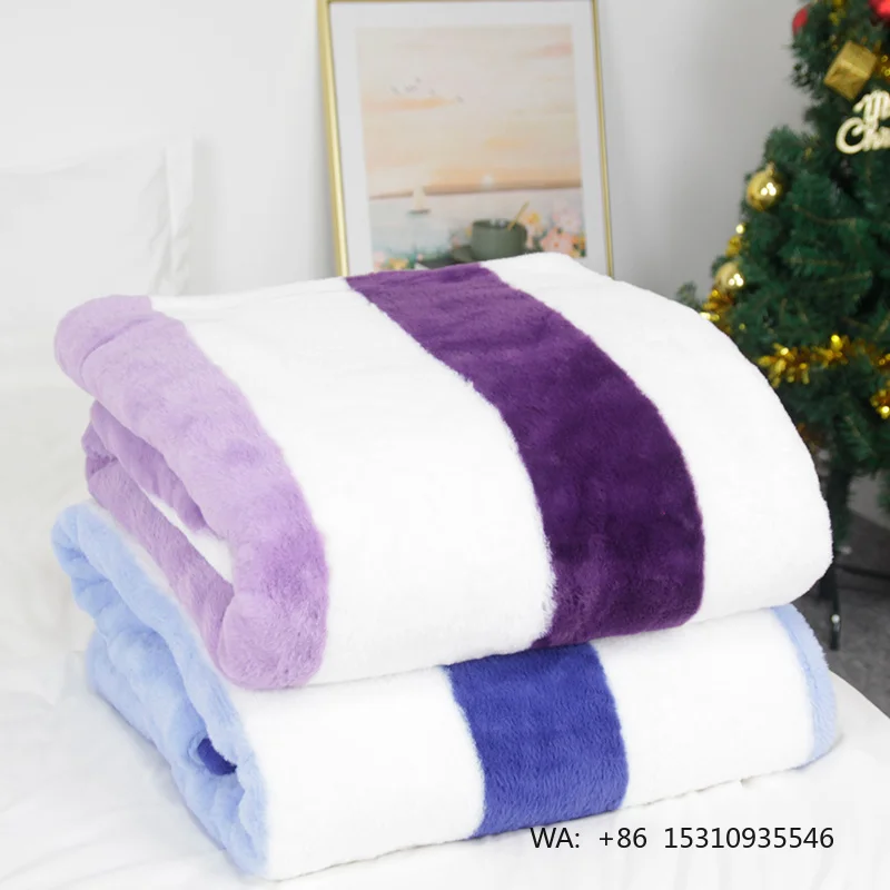 In Bulk Super Soft Plush Embossed Tie Dye Faux Lamb Fur Polyester Woven Throw Blanket for Sofa Hug Sleep
