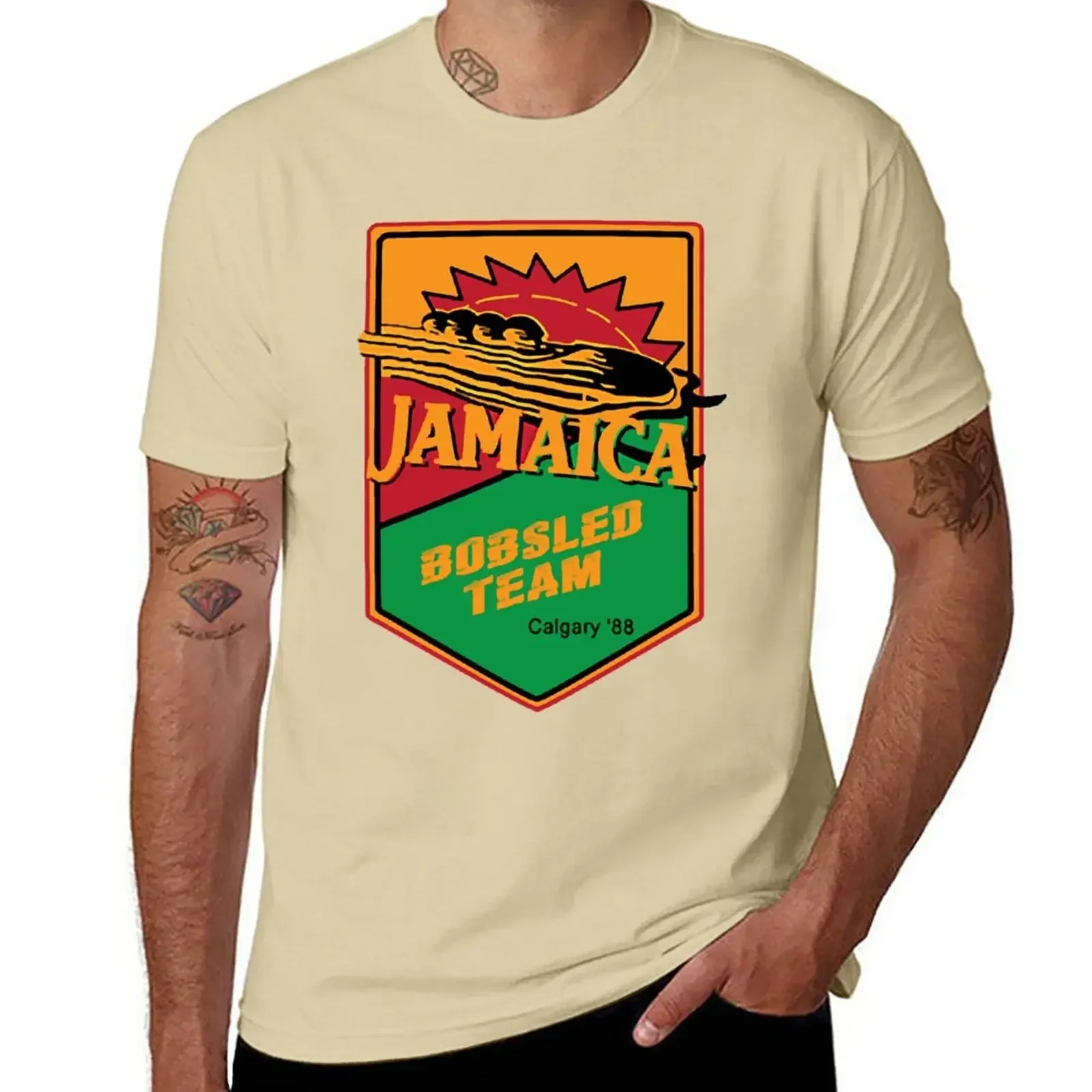 Jamaican Bobsled Team Cool Runnings T-Shirt for boys heavyweight new in tops tees animal prinfor boys anime clothes men clothing