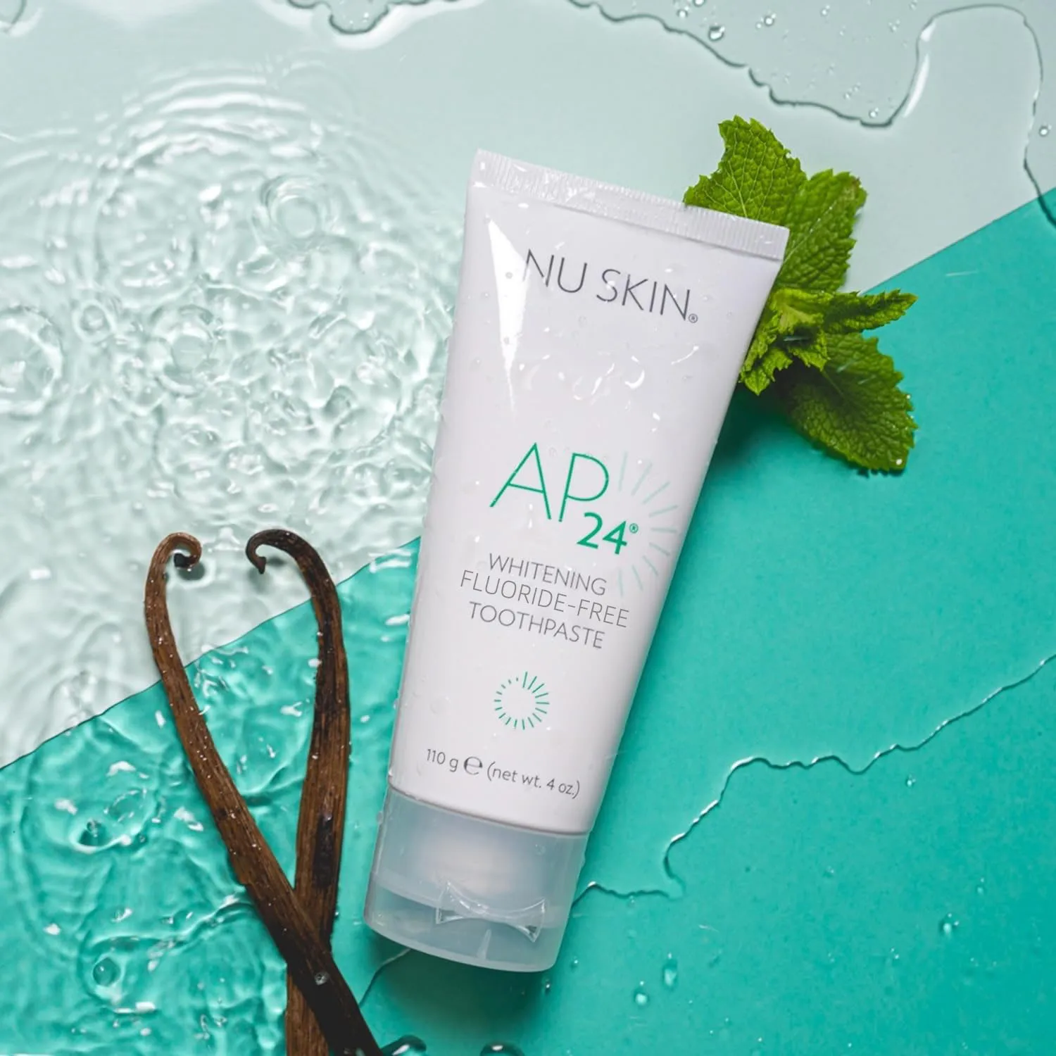 Nu Skin AP 24 Deep Clean White Toothpaste Whitening Toothpaste Cleans Tartar Care Gums Whitening Fluoride-Free Toothpaste