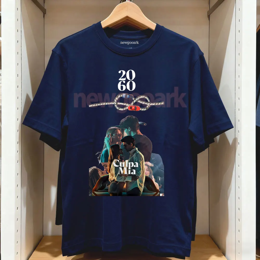 أفلام رومانسية إسبانية جديدة Culpa Nuestra جرافيك تي شيرت نوح موران نيك ليستر خطأنا قميص امرأة رجل قطن زوجين قميص