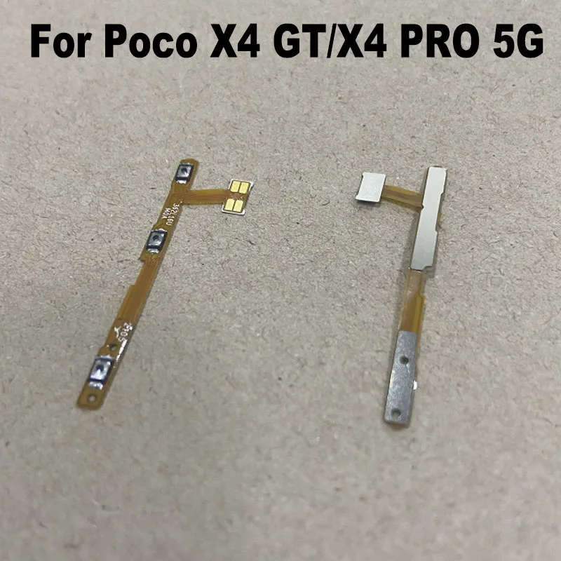 For Xiaomi Poco X4 GT PRO 5G Power Volume Button Flex Cable Side Key Switch ON OFF Control Button