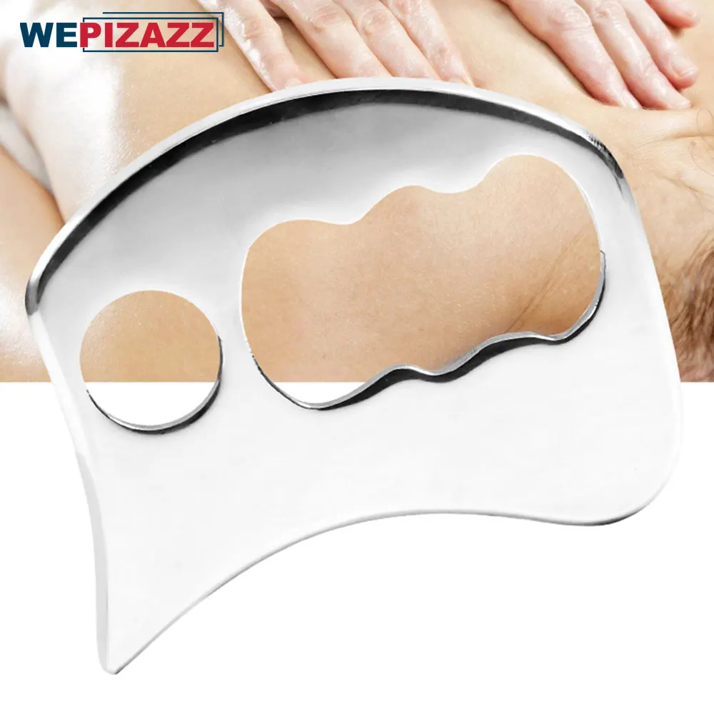 Stainless Steel Gua Sha Massage Tools - Scraping Massage Tools, Muscle Scraper Tool - Soft Tissue Mobilization for Back, Legs