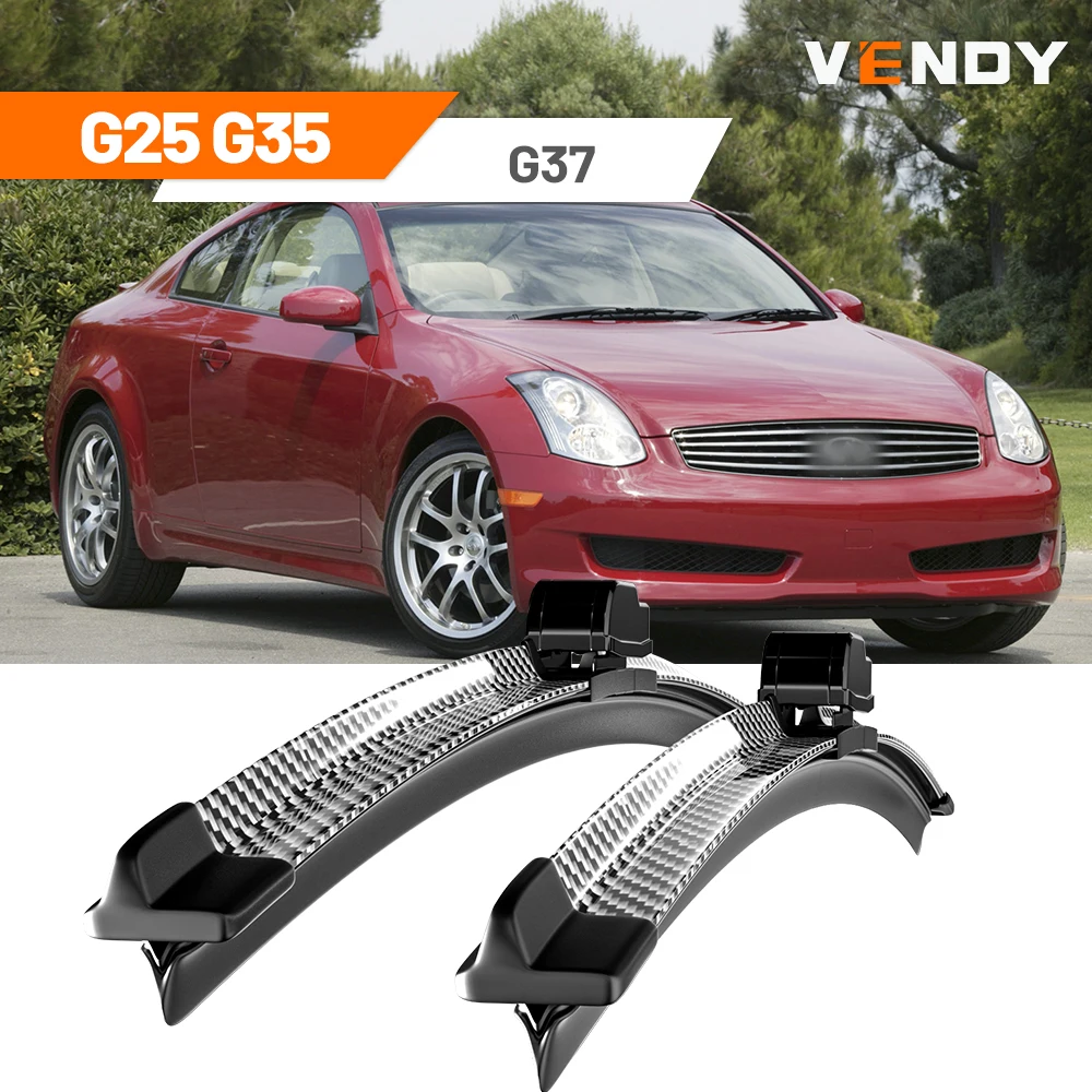 Für Infiniti G25 G35 G37 2003-2013 2004 2006 2007 2008 2009 2010 2011 2012 2 stücke Frontscheibe Wischer klingen Scheibenwischer