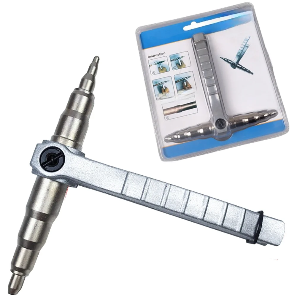 Silver Manual Tube Expander Sturdy Metal Build Zinc Alloy Construction Compact And Portable Ergonomic Handle Design