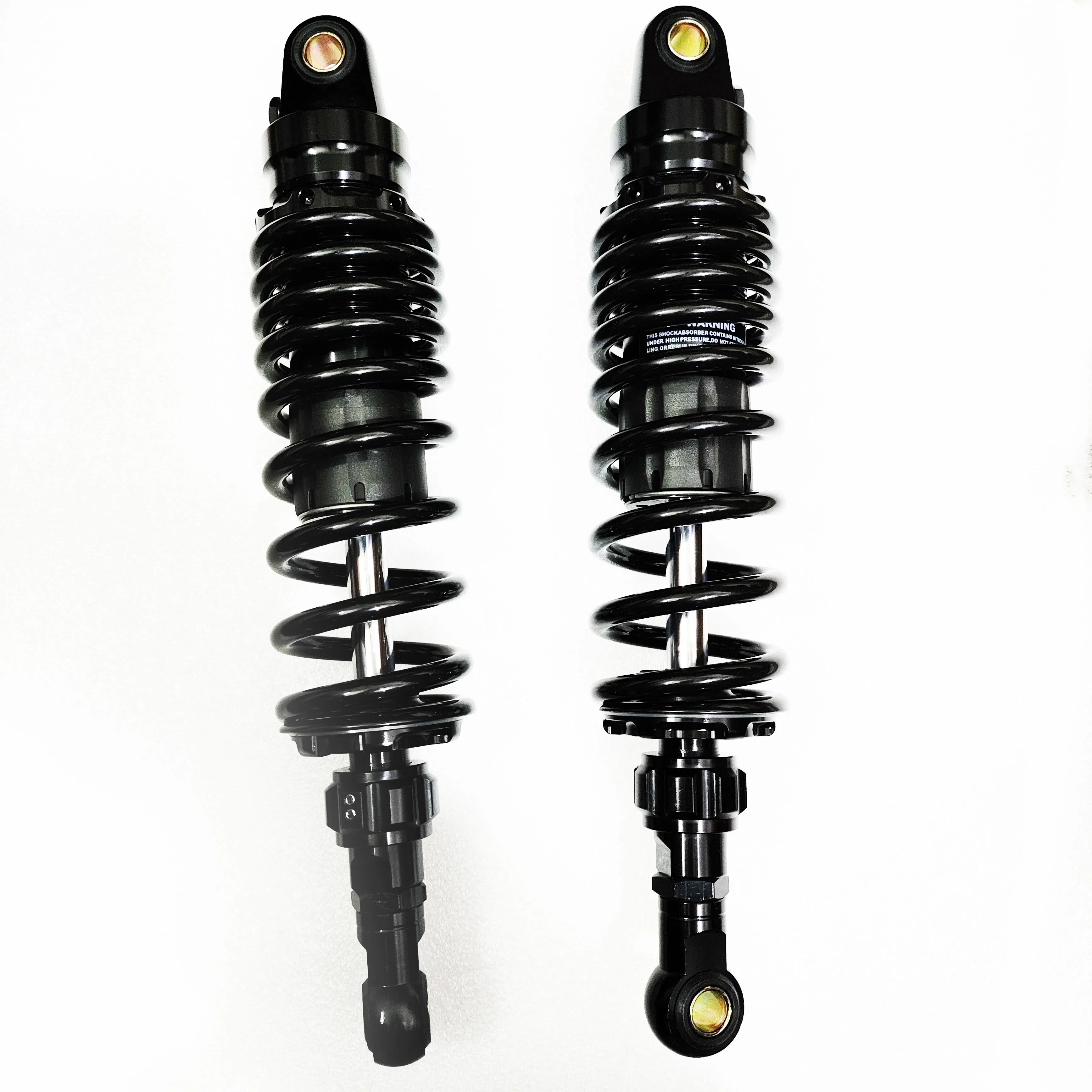 One Pair 305mm 320mm 330mm 340mm 345mm 350mm 365mm 8mm Spring Motorcycle Shock Absorber Adjust Rear Suspension for Yamaha Honda