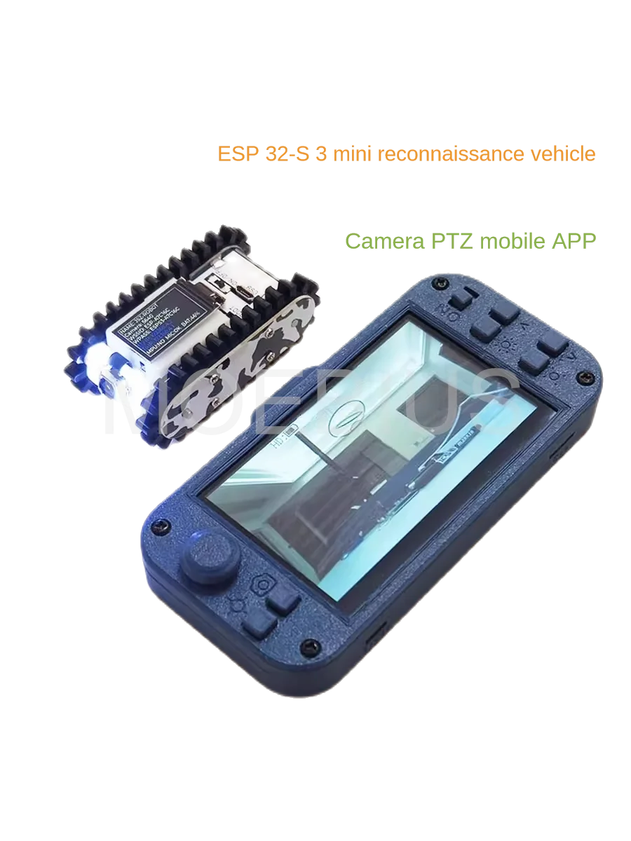 Pipeline Detection Mini Robot Car With Camera WiFi Fpv Image Transmission Mobile Phone Control Video Car Esp32 Development Board