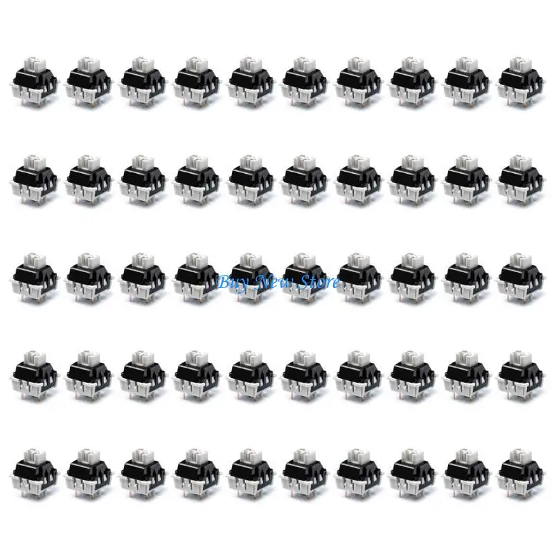 

20CE Customizable Keyboard Switches 5Pin Gray Linear Switches Easy Replaces