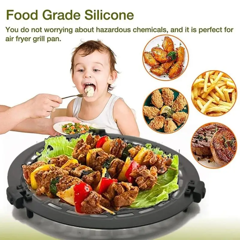 D0AB Nâng Cấp Chân Cao Su Cho Ngay Nồi Chiên Không Dầu Air Fryer Cao Su Thay Thế Ốp Lưng Một Phần Tab Cao Su Silicone Tab Cao Su