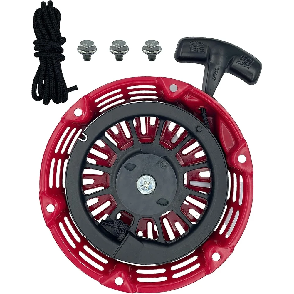 Replacement Recoil Starter Assembly For Honda For GX160 For GX200 Engines 55 Includes Steel Rod Pawls And Pull Rope Kit