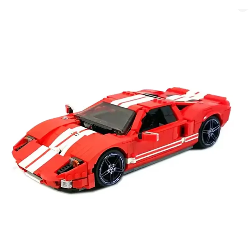 899pcs Car Model MOC Classic Super Speed ​​GT Car Creative Educational Building Block Gift for Children