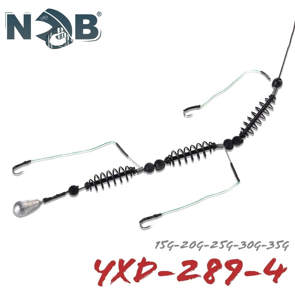 Ngb 15-35g gancho de pesca artificial isca gaiola conjunto alimentador de pesca baitholder carpa chumbada linha giratória sortido