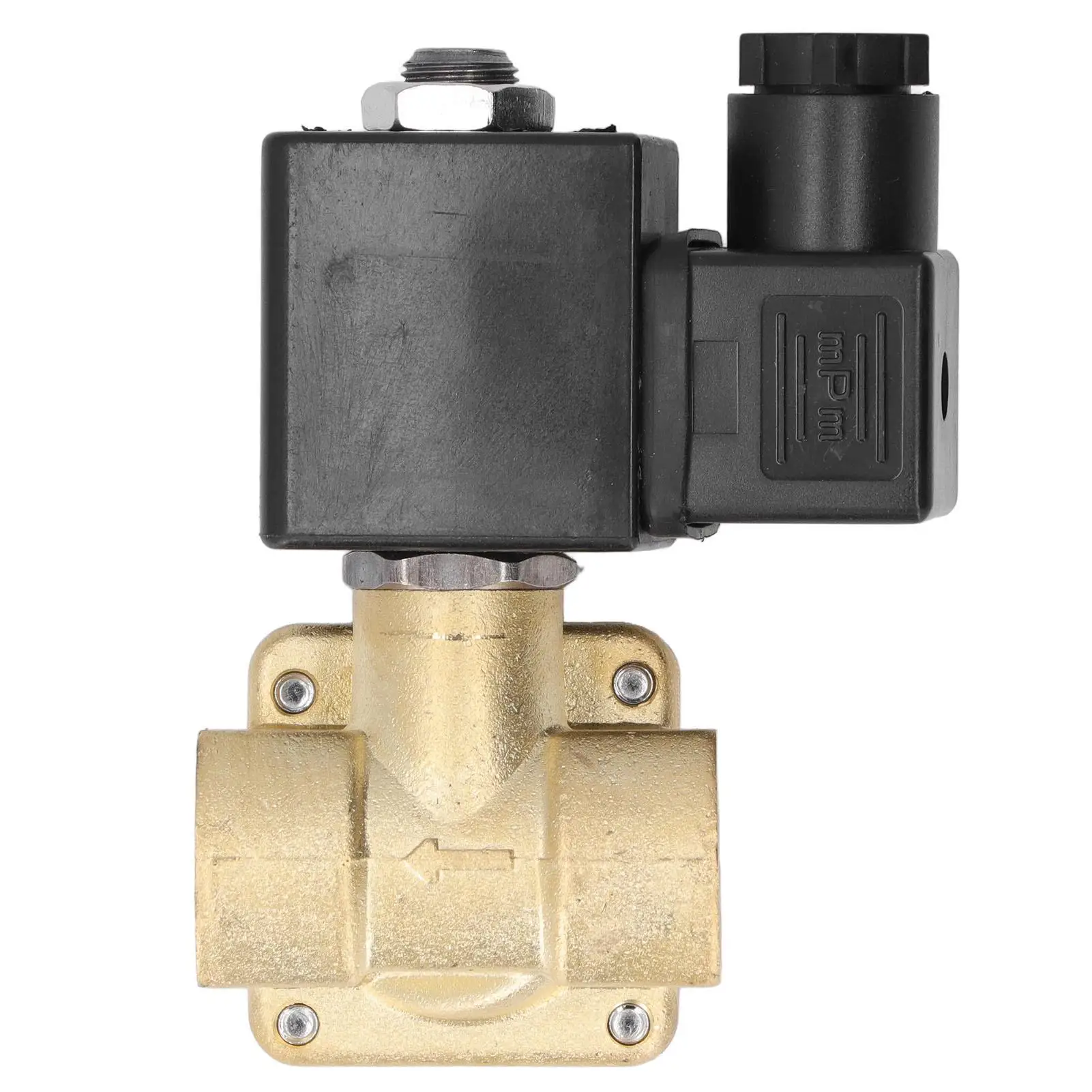 High Pressure Brass G3/8in Normally Closed 2-Way Pilot Solenoid Valve - 2 Position Electric Valve