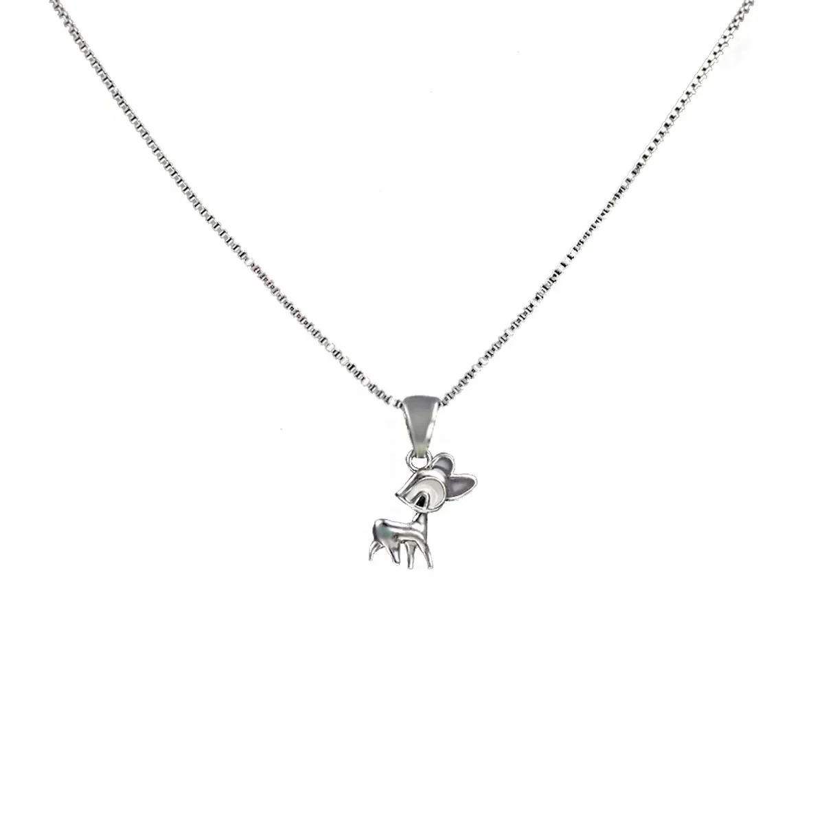 

Animal Pendant Necklace Silver Jewelry Girls with Horse Gift For Women Daughter