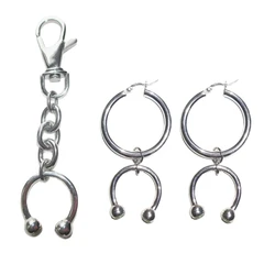 Horseshoe Bag Pendant Key Accessory Fashion Dangle Earrings Unique Pendant Earrings Perfect for Outdoor Activities