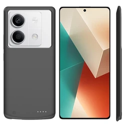 10000mAh For Xiaomi Redmi Note 13 Pro Note 13 Pro+ Note13 5G External Battery Cases Portable Charger Power Bank Cover Case