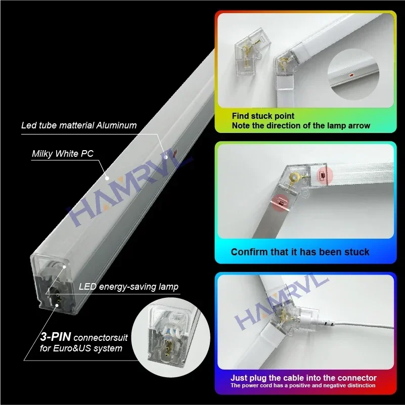 LED Ceiling Light - Application and Remote Control, RGB Color Changing and Dimmable Suitable for Garage Showrooms and Game Rooms