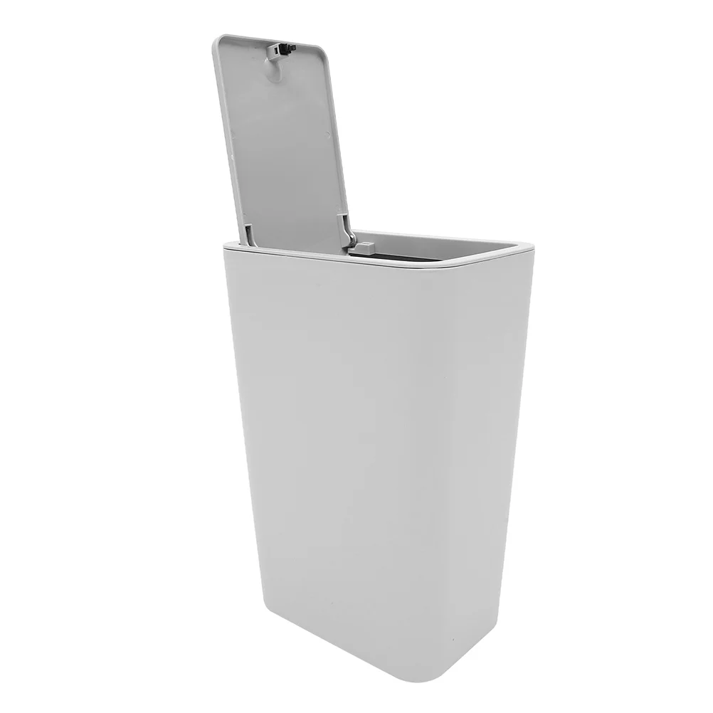 

Large Slim Trash Can Bin Lid Kitchen Living Room Ample Capacity Smooth Surface Easy Clean Home Accessory Trash Can Kitchen