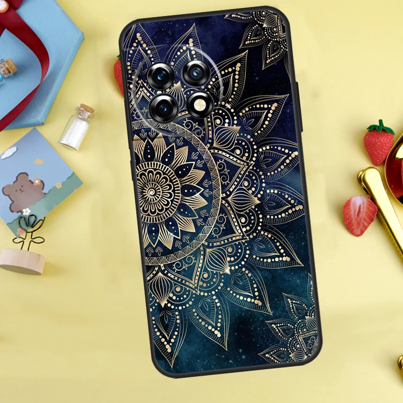 حافظة أنيقة بتصميم زهور ماندالا لهاتف OnePlus 15 13 12 11 10 9 13T 13R 12R 10R 10T 8T Nord 5 CE 4 3 2 Lite N20 N30 #3
