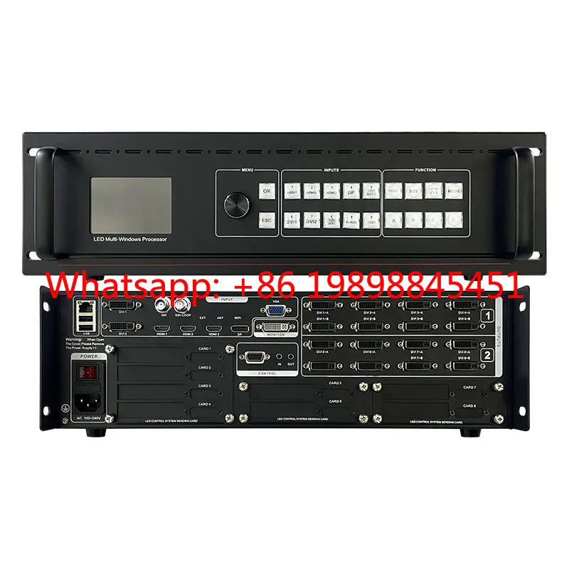 Amoonsky AMS‑MS16KS‑C 8K/4K LED Video Processor，16 DVI Outputs，3G‑SDI Input，Comparable to Magnimage LED‑W4000 for Large Stage