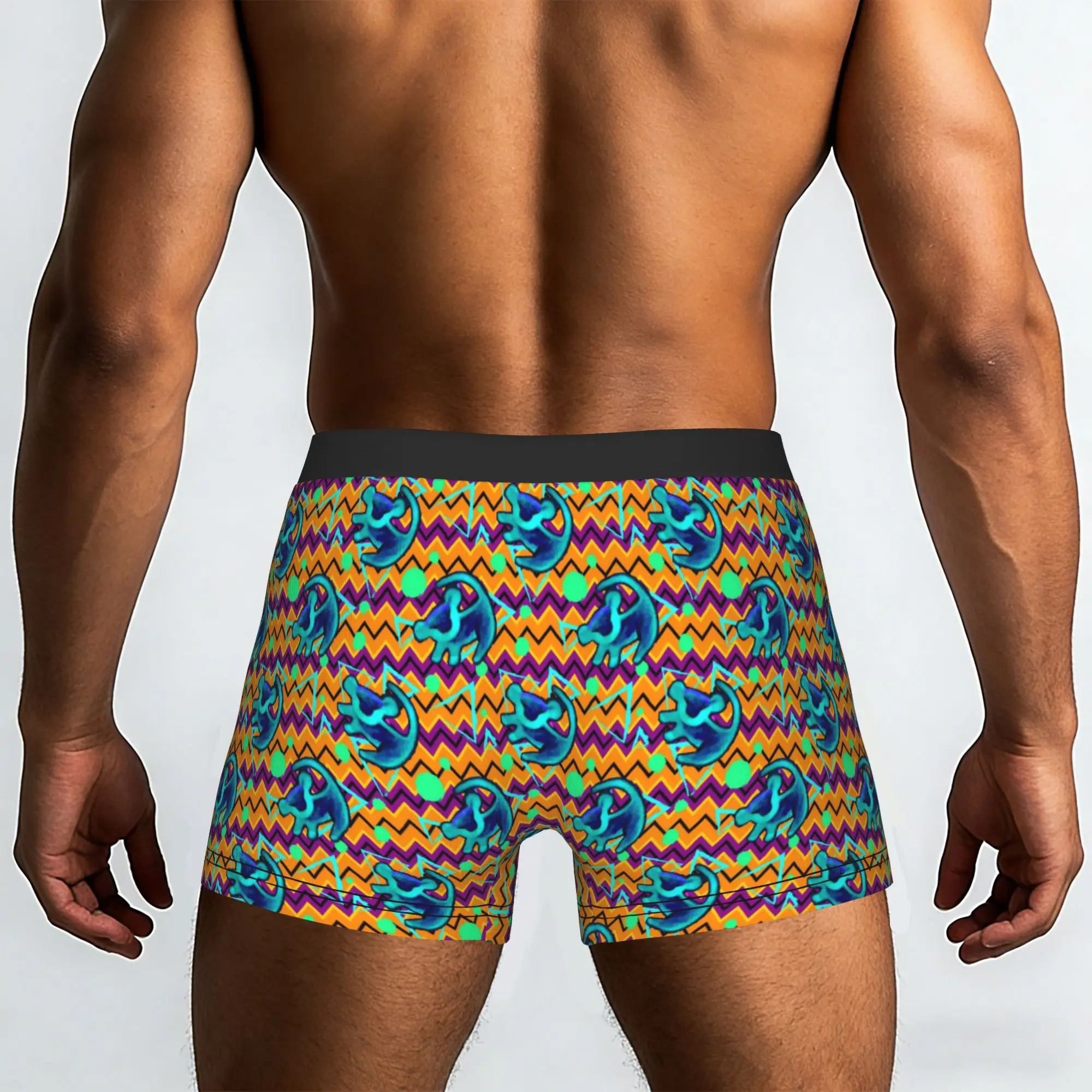 Custom The Lion Cartoon K-Kings Boxer Shorts For Homme 3D Printed Anime Underwear Panties Briefs Breathable Underpants
