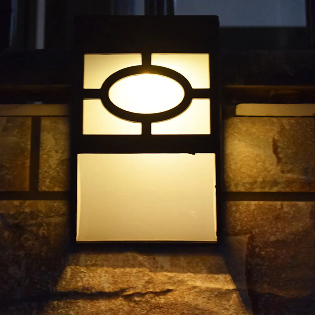 

6 Pcs Solar Heat Led for Outdoor Spotlights Powered Lamp Waterproof Lighting Motion Sensor Wall Garden