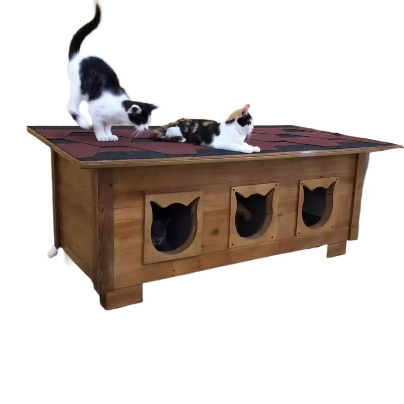 

Stray cat house, sun protection, waterproof outdoor winter warm outdoor cat nest