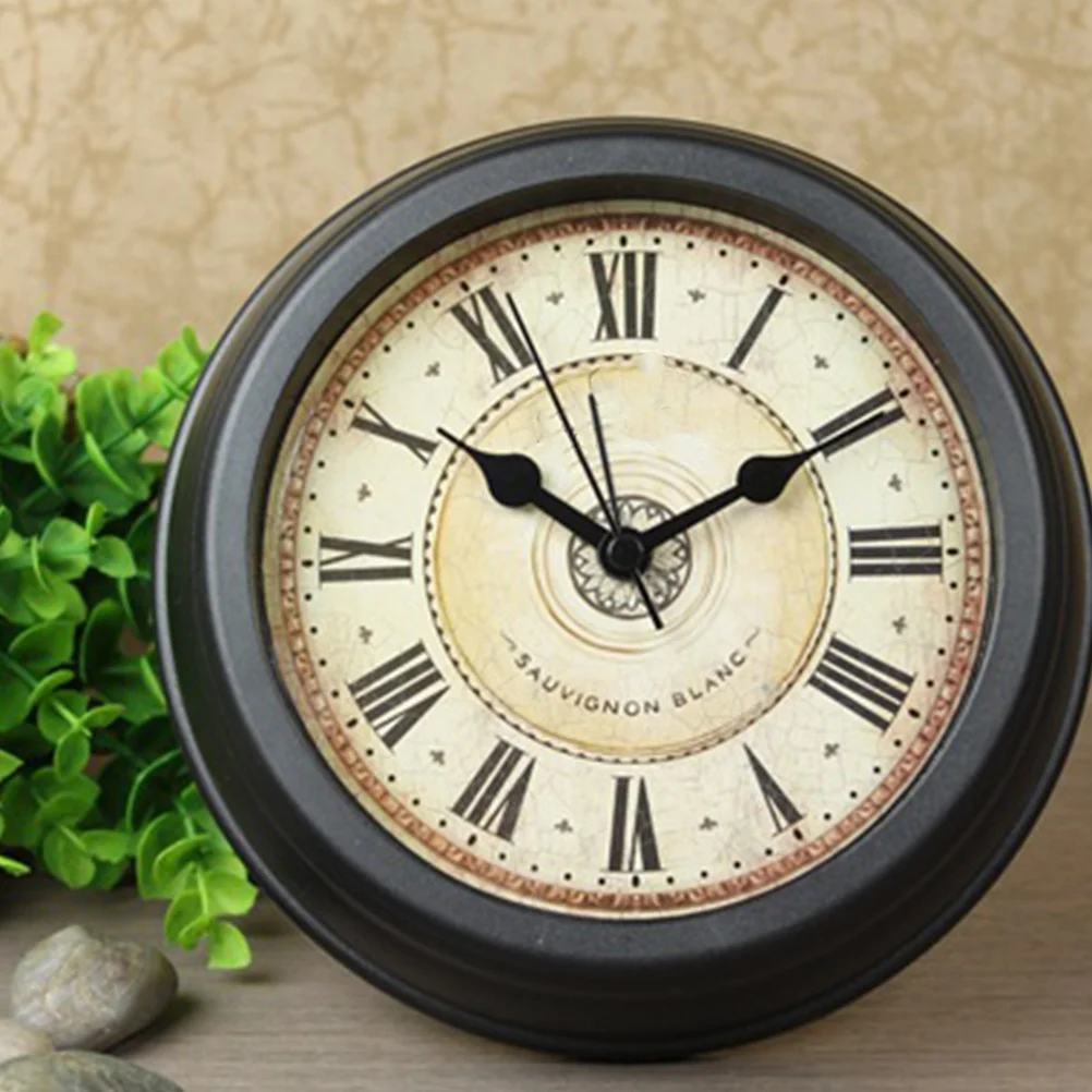 

Vintage Alarm Clock Accurate Timing Home Decor Desktop Clocks Bedroom Wall Retro Style Table Clock