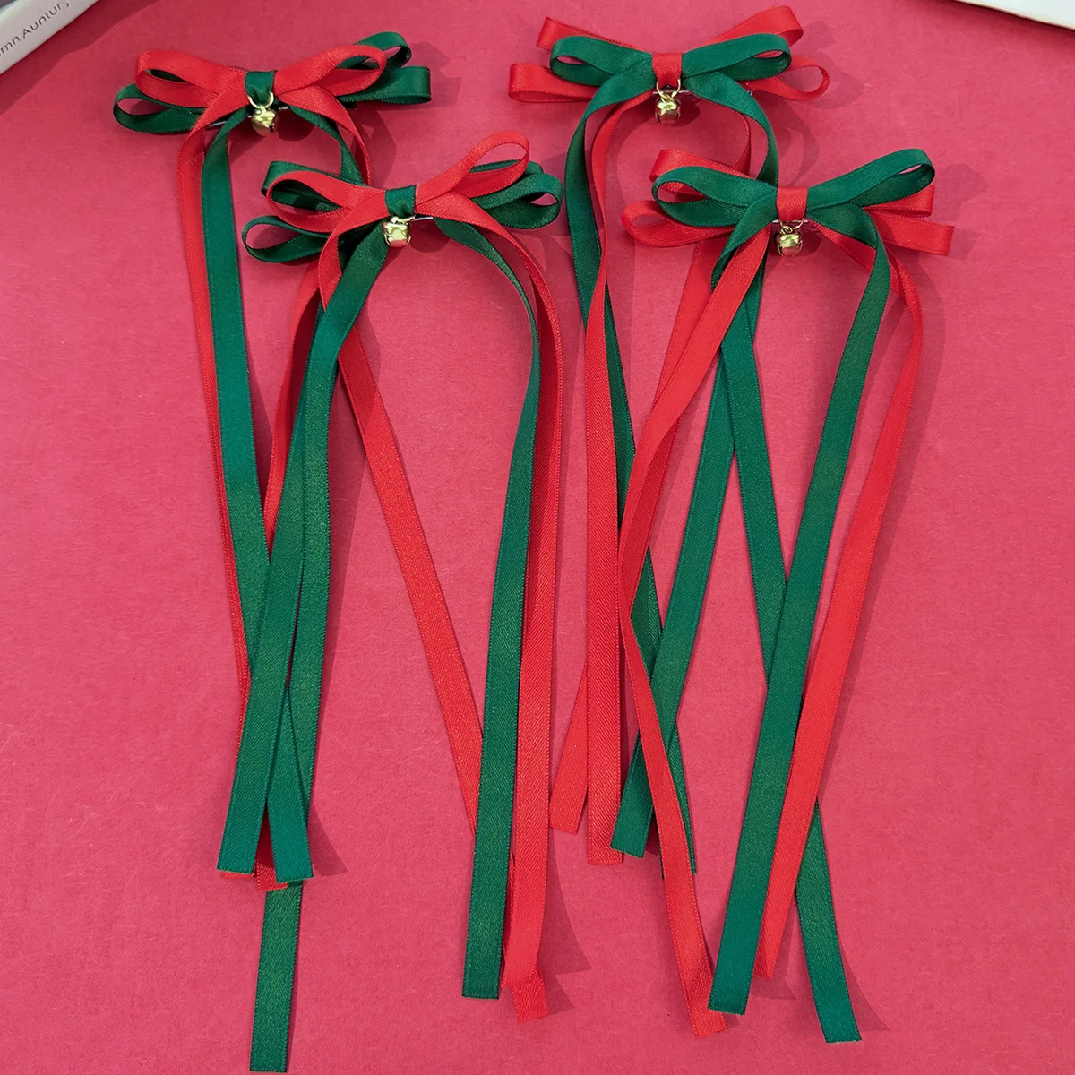 36-fermagli-per-capelli-natalizi-con-campanelli-fiocco-a-righe-rosse-e-verdi-e-lunga-nappa-per-donne-e-ragazze-accessorio-per-capelli-per-le-festivita