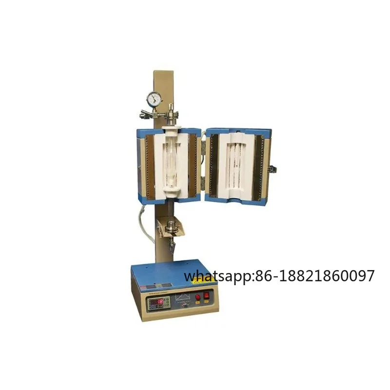 

quartz tube with frit for fluidized cvd furnace