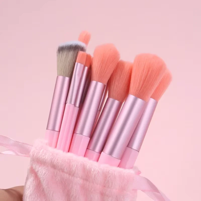 Makeup Brush Set Soft Fluffy Professional Girl Heart Eye Shadow Powder Brush Set
