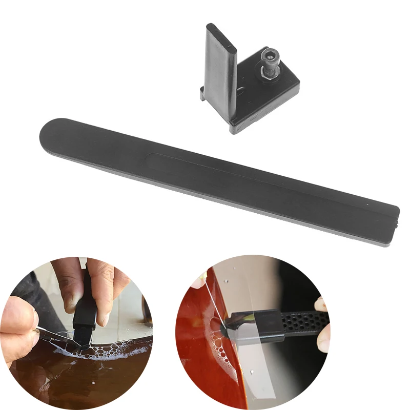 1PC Plastic Trimming Tool For Trimming Desktop Protective Film Furniture Transparent Film Cutting Tool Auxiliary Device