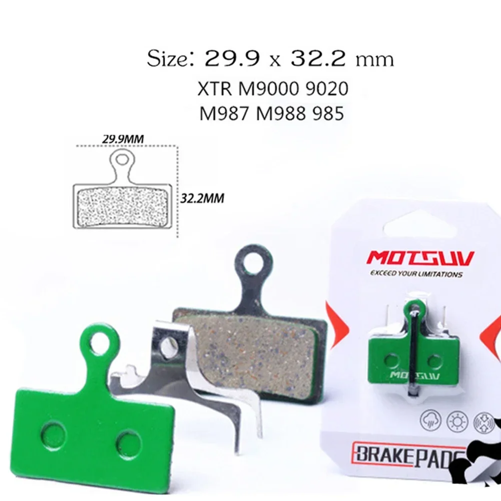 Bike Disc Brake Pads Anti-wear Ceramics Copper Fiber For-SHIMANO High Density Reduce Noise Short Running-in Period