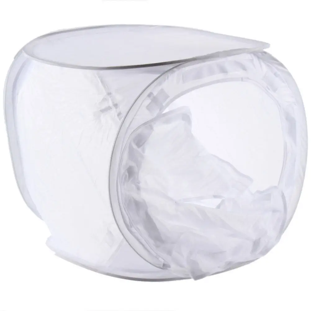 

1Pcs 40Cm Round Photography Tent Foldable Photo Booth Portable Studio Box for Indoor Outdoor Use 4 Backgrounds Included