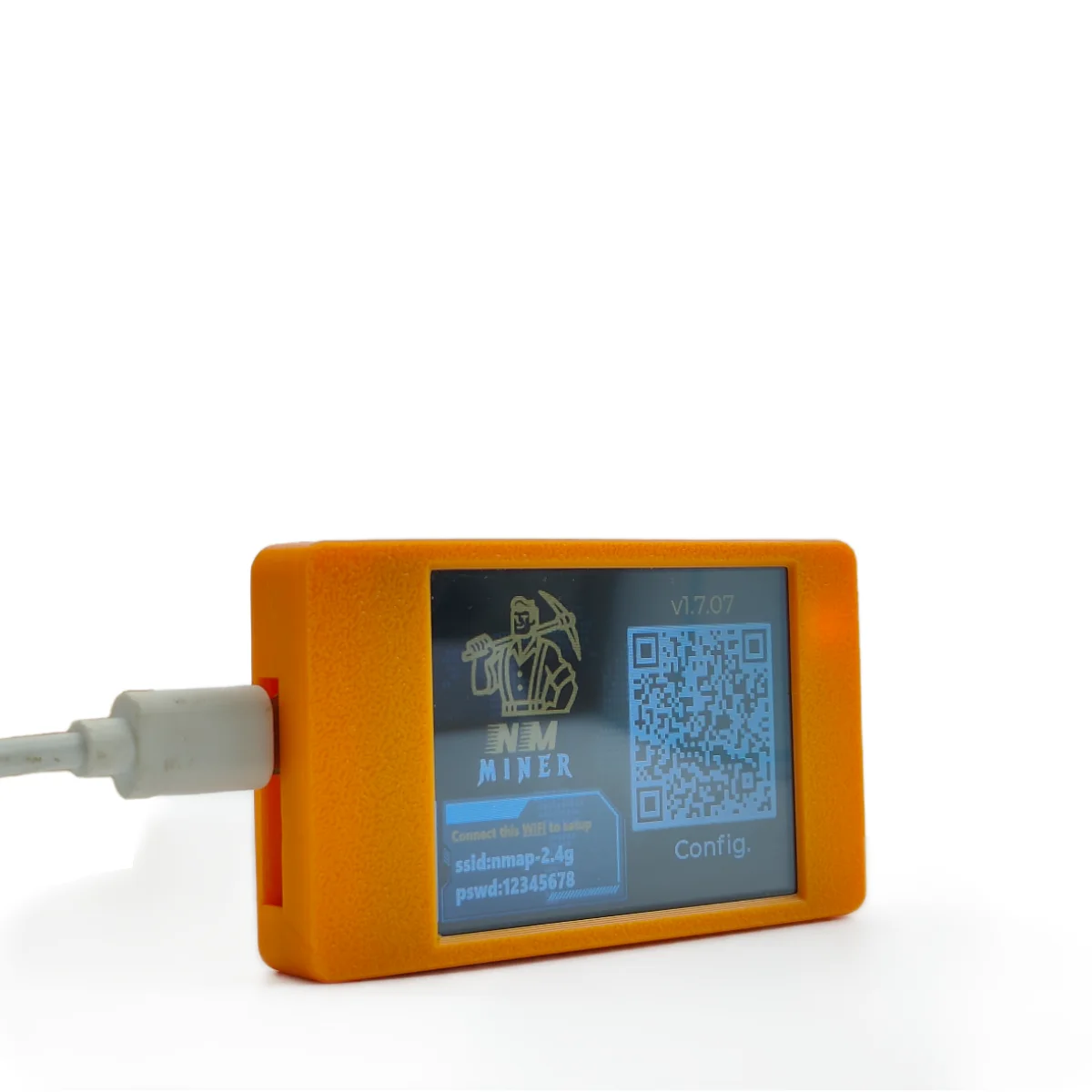 NMMiner NerdMiner V2 Hashrate 1000KH/s Lucky Miner ESP32 Tela Inteligente de 2,4 polegadas Crypto Solo Lottery Bitcoin ESP32-2432S028R