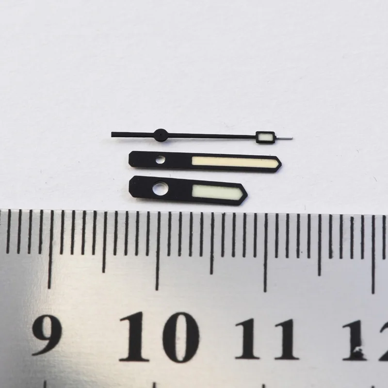 Black Watch Hands for NH35/36A super Luminous SKX 6105-8110 watch mairine master fits Seiko Automatic Movement watch Accessories